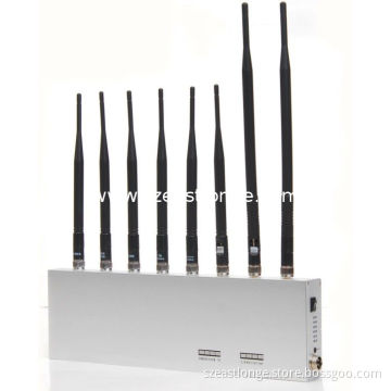 3g Wireless Cell Phone Signal Jammer With Gsm / Gps / Wifi Signal Jammer